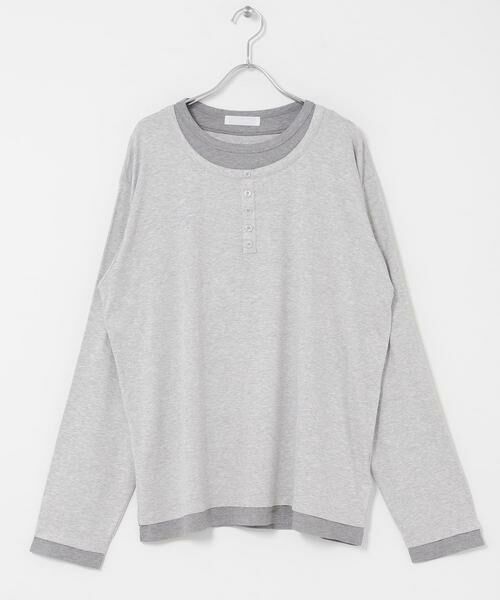 SENSE OF PLACE by URBAN RESEARCH / センスオブプレイス バイ アーバンリサーチ Tシャツ | フェイクレイヤードロングTシャツ | 詳細20