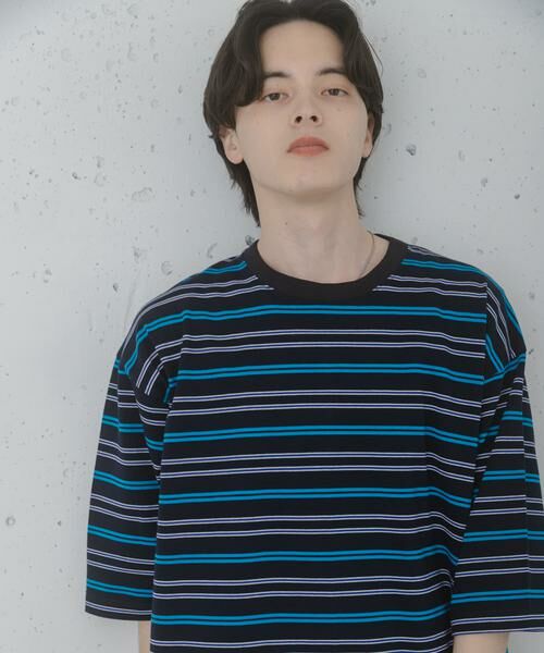 SENSE OF PLACE by URBAN RESEARCH / センスオブプレイス バイ アーバンリサーチ Tシャツ | ボーダーエクストラルーズTシャツ | 詳細12