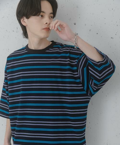 SENSE OF PLACE by URBAN RESEARCH / センスオブプレイス バイ アーバンリサーチ Tシャツ | ボーダーエクストラルーズTシャツ | 詳細13