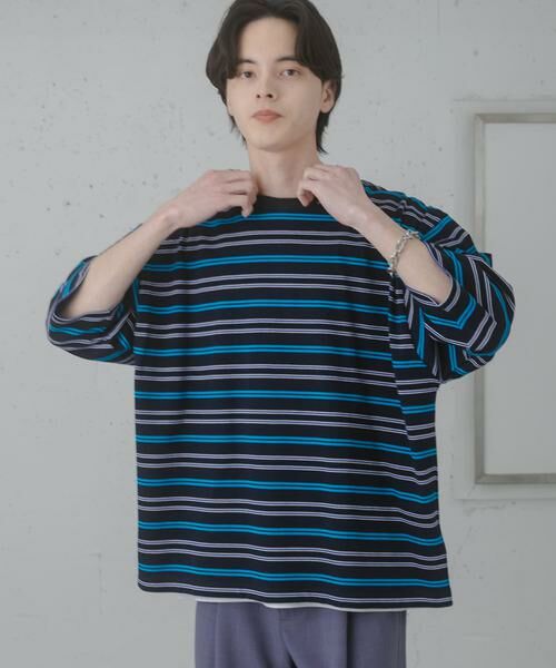 SENSE OF PLACE by URBAN RESEARCH / センスオブプレイス バイ アーバンリサーチ Tシャツ | ボーダーエクストラルーズTシャツ | 詳細14