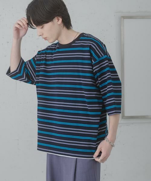 SENSE OF PLACE by URBAN RESEARCH / センスオブプレイス バイ アーバンリサーチ Tシャツ | ボーダーエクストラルーズTシャツ | 詳細17