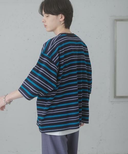 SENSE OF PLACE by URBAN RESEARCH / センスオブプレイス バイ アーバンリサーチ Tシャツ | ボーダーエクストラルーズTシャツ | 詳細18