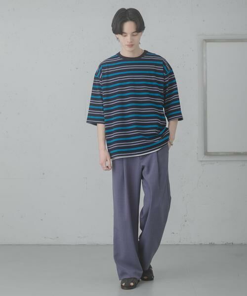 SENSE OF PLACE by URBAN RESEARCH / センスオブプレイス バイ アーバンリサーチ Tシャツ | ボーダーエクストラルーズTシャツ | 詳細19