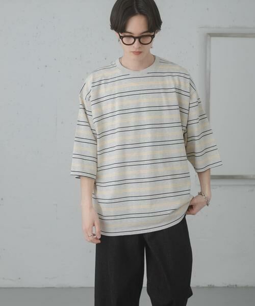 SENSE OF PLACE by URBAN RESEARCH / センスオブプレイス バイ アーバンリサーチ Tシャツ | ボーダーエクストラルーズTシャツ | 詳細29