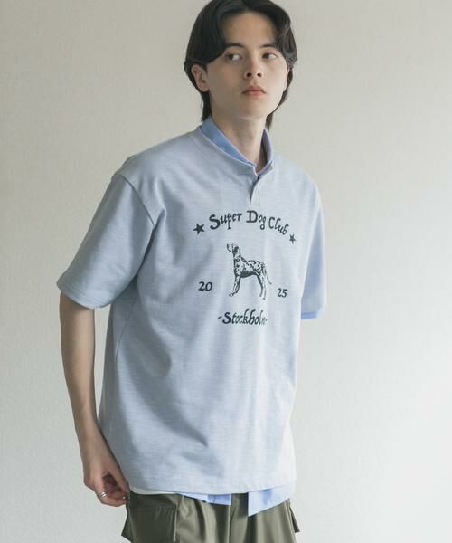 SENSE OF PLACE by URBAN RESEARCH / センスオブプレイス バイ アーバンリサーチ Tシャツ | ヴィンテージグラフィックヘンリーネックTシャツ | 詳細3