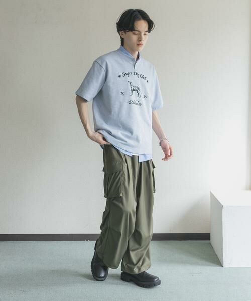 SENSE OF PLACE by URBAN RESEARCH / センスオブプレイス バイ アーバンリサーチ Tシャツ | ヴィンテージグラフィックヘンリーネックTシャツ | 詳細7