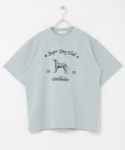 SENSE OF PLACE by URBAN RESEARCH / センスオブプレイス バイ アーバンリサーチ Tシャツ | ヴィンテージグラフィックヘンリーネックTシャツ | 詳細8