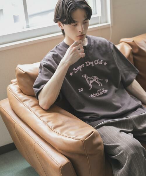 SENSE OF PLACE by URBAN RESEARCH / センスオブプレイス バイ アーバンリサーチ Tシャツ | ヴィンテージグラフィックヘンリーネックTシャツ | 詳細24