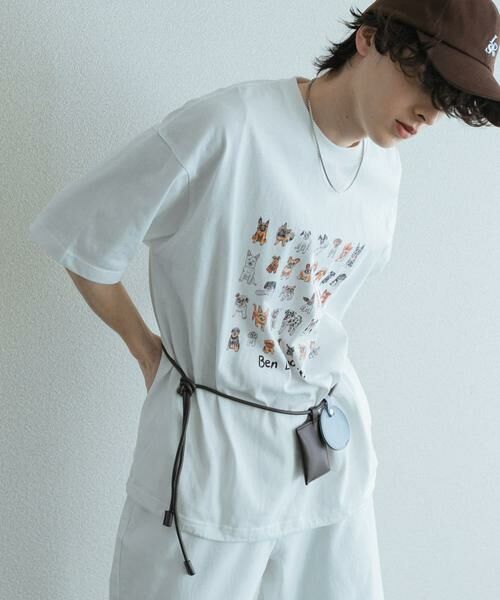 SENSE OF PLACE by URBAN RESEARCH / センスオブプレイス バイ アーバンリサーチ Tシャツ | 『別注』Ben Lenovitz×SENSE OF PLACE　SHORT-SLEEVE T-SHIRTS | 詳細4