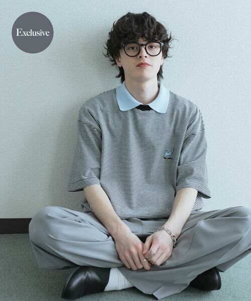 SENSE OF PLACE by URBAN RESEARCH / センスオブプレイス バイ アーバンリサーチ Tシャツ | 『別注』Ben Lenovitz×SENSE OF PLACE　SHORT-SLEEVE T-SHIRTS（ブラック系その他）