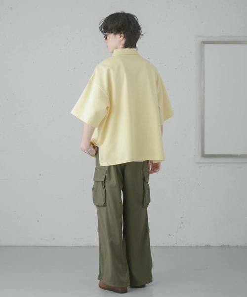 SENSE OF PLACE by URBAN RESEARCH / センスオブプレイス バイ アーバンリサーチ Tシャツ | ダンボールポンチハーフジップショートスリーブTシャツ | 詳細8