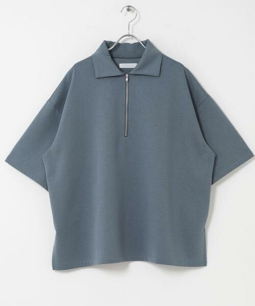 SENSE OF PLACE by URBAN RESEARCH / センスオブプレイス バイ アーバンリサーチ Tシャツ | ダンボールポンチハーフジップショートスリーブTシャツ | 詳細20