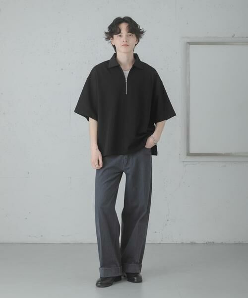 SENSE OF PLACE by URBAN RESEARCH / センスオブプレイス バイ アーバンリサーチ Tシャツ | ダンボールポンチハーフジップショートスリーブTシャツ | 詳細21