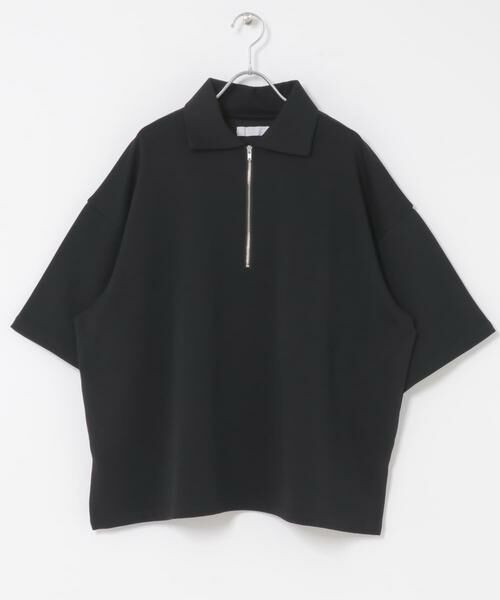 SENSE OF PLACE by URBAN RESEARCH / センスオブプレイス バイ アーバンリサーチ Tシャツ | ダンボールポンチハーフジップショートスリーブTシャツ | 詳細23