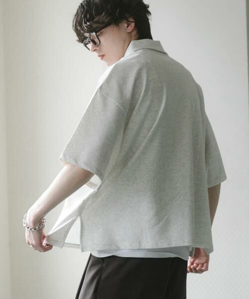 SENSE OF PLACE by URBAN RESEARCH / センスオブプレイス バイ アーバンリサーチ Tシャツ | ダンボールポンチハーフジップショートスリーブTシャツ | 詳細30