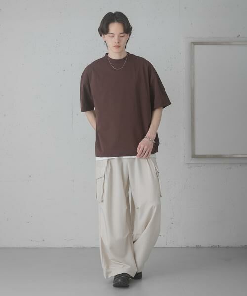 SENSE OF PLACE by URBAN RESEARCH / センスオブプレイス バイ アーバンリサーチ Tシャツ | 『接触冷感/イージーケア』クイックドライアソートドローコードショートスリーブ Tシャツ | 詳細6