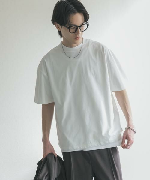 SENSE OF PLACE by URBAN RESEARCH / センスオブプレイス バイ アーバンリサーチ Tシャツ | 『接触冷感/イージーケア』クイックドライアソートドローコードショートスリーブ Tシャツ | 詳細14