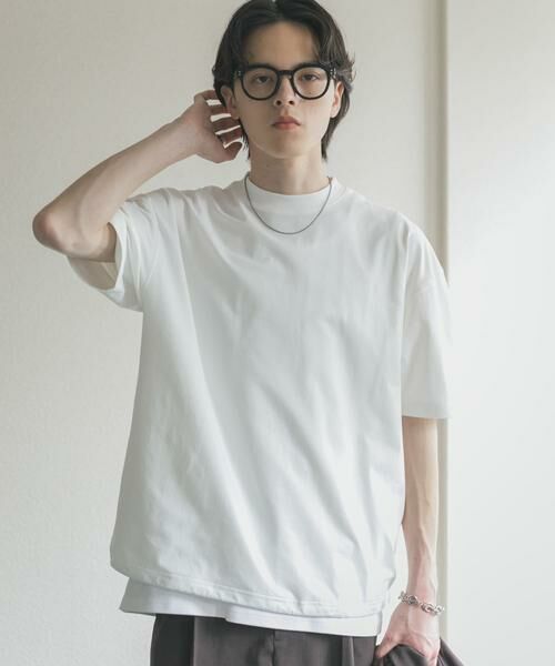 SENSE OF PLACE by URBAN RESEARCH / センスオブプレイス バイ アーバンリサーチ Tシャツ | 『接触冷感/イージーケア』クイックドライアソートドローコードショートスリーブ Tシャツ | 詳細15