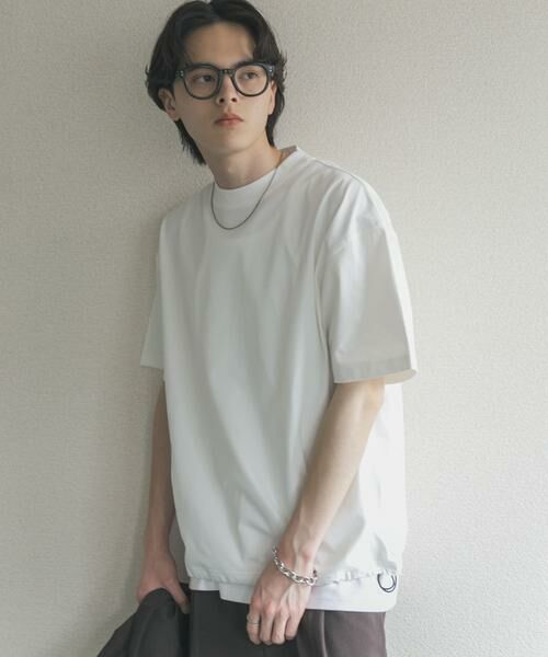 SENSE OF PLACE by URBAN RESEARCH / センスオブプレイス バイ アーバンリサーチ Tシャツ | 『接触冷感/イージーケア』クイックドライアソートドローコードショートスリーブ Tシャツ | 詳細17