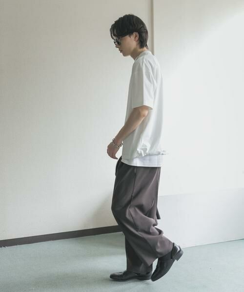 SENSE OF PLACE by URBAN RESEARCH / センスオブプレイス バイ アーバンリサーチ Tシャツ | 『接触冷感/イージーケア』クイックドライアソートドローコードショートスリーブ Tシャツ | 詳細18