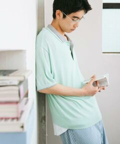 SENSE OF PLACE by URBAN RESEARCH / センスオブプレイス バイ アーバンリサーチ ニット・セーター | フェイクレイヤードニットポロシャツ