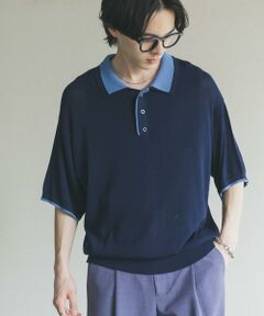 SENSE OF PLACE by URBAN RESEARCH / センスオブプレイス バイ アーバンリサーチ ニット・セーター | フェイクレイヤードニットポロシャツ