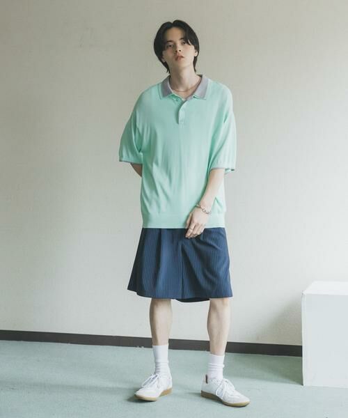 SENSE OF PLACE by URBAN RESEARCH / センスオブプレイス バイ アーバンリサーチ ニット・セーター | フェイクレイヤードニットポロシャツ | 詳細13