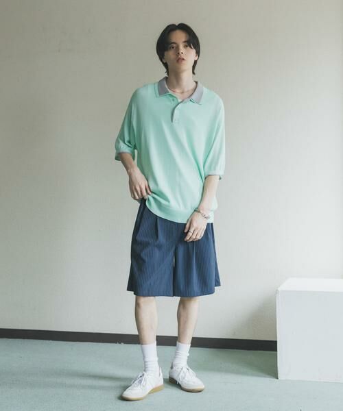 SENSE OF PLACE by URBAN RESEARCH / センスオブプレイス バイ アーバンリサーチ ニット・セーター | フェイクレイヤードニットポロシャツ | 詳細14