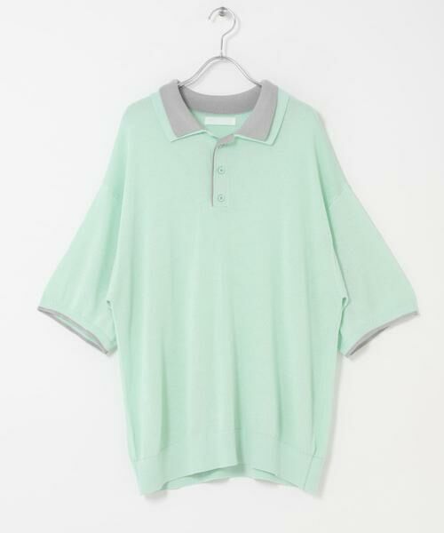 SENSE OF PLACE by URBAN RESEARCH / センスオブプレイス バイ アーバンリサーチ ニット・セーター | フェイクレイヤードニットポロシャツ | 詳細15