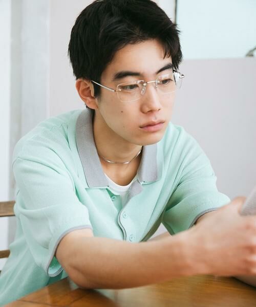 SENSE OF PLACE by URBAN RESEARCH / センスオブプレイス バイ アーバンリサーチ ニット・セーター | フェイクレイヤードニットポロシャツ | 詳細4