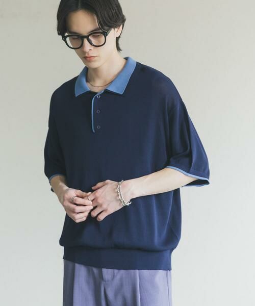 SENSE OF PLACE by URBAN RESEARCH / センスオブプレイス バイ アーバンリサーチ ニット・セーター | フェイクレイヤードニットポロシャツ | 詳細17