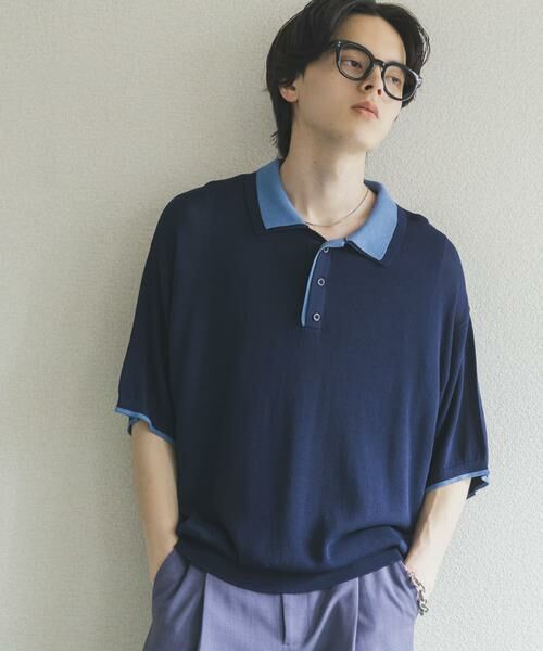 SENSE OF PLACE by URBAN RESEARCH / センスオブプレイス バイ アーバンリサーチ ニット・セーター | フェイクレイヤードニットポロシャツ | 詳細19