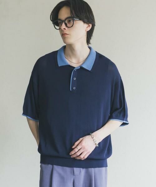 SENSE OF PLACE by URBAN RESEARCH / センスオブプレイス バイ アーバンリサーチ ニット・セーター | フェイクレイヤードニットポロシャツ | 詳細20