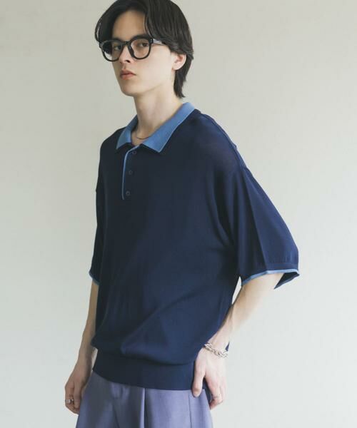 SENSE OF PLACE by URBAN RESEARCH / センスオブプレイス バイ アーバンリサーチ ニット・セーター | フェイクレイヤードニットポロシャツ | 詳細21