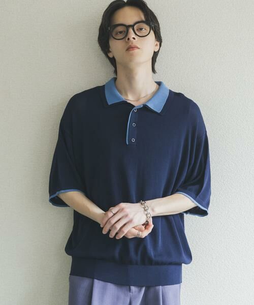 SENSE OF PLACE by URBAN RESEARCH / センスオブプレイス バイ アーバンリサーチ ニット・セーター | フェイクレイヤードニットポロシャツ | 詳細22