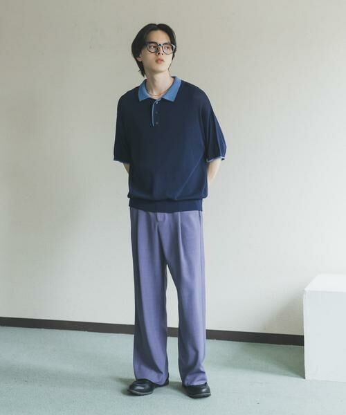 SENSE OF PLACE by URBAN RESEARCH / センスオブプレイス バイ アーバンリサーチ ニット・セーター | フェイクレイヤードニットポロシャツ | 詳細24