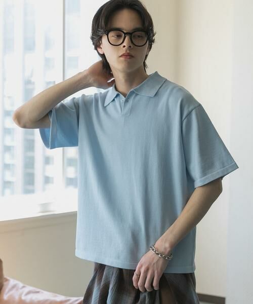 SENSE OF PLACE by URBAN RESEARCH / センスオブプレイス バイ アーバンリサーチ ニット・セーター | 『洗濯可』ドライタッチスキッパーニットTシャツ | 詳細11