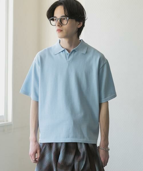 SENSE OF PLACE by URBAN RESEARCH / センスオブプレイス バイ アーバンリサーチ ニット・セーター | 『洗濯可』ドライタッチスキッパーニットTシャツ | 詳細12