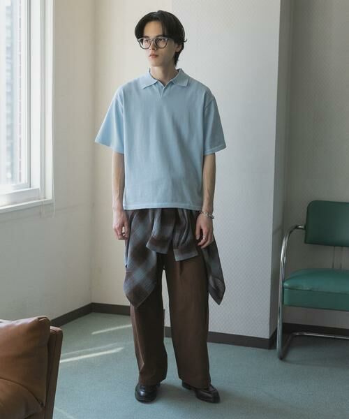 SENSE OF PLACE by URBAN RESEARCH / センスオブプレイス バイ アーバンリサーチ ニット・セーター | 『洗濯可』ドライタッチスキッパーニットTシャツ | 詳細13