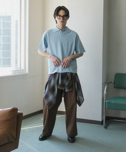 SENSE OF PLACE by URBAN RESEARCH / センスオブプレイス バイ アーバンリサーチ ニット・セーター | 『洗濯可』ドライタッチスキッパーニットTシャツ | 詳細14