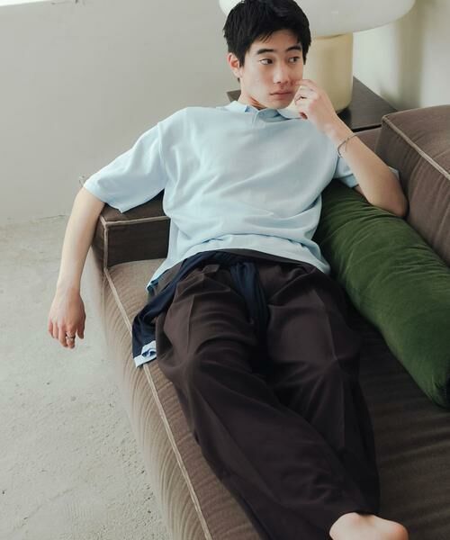 SENSE OF PLACE by URBAN RESEARCH / センスオブプレイス バイ アーバンリサーチ ニット・セーター | 『洗濯可』ドライタッチスキッパーニットTシャツ | 詳細6