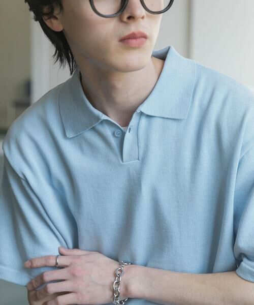 SENSE OF PLACE by URBAN RESEARCH / センスオブプレイス バイ アーバンリサーチ ニット・セーター | 『洗濯可』ドライタッチスキッパーニットTシャツ | 詳細8