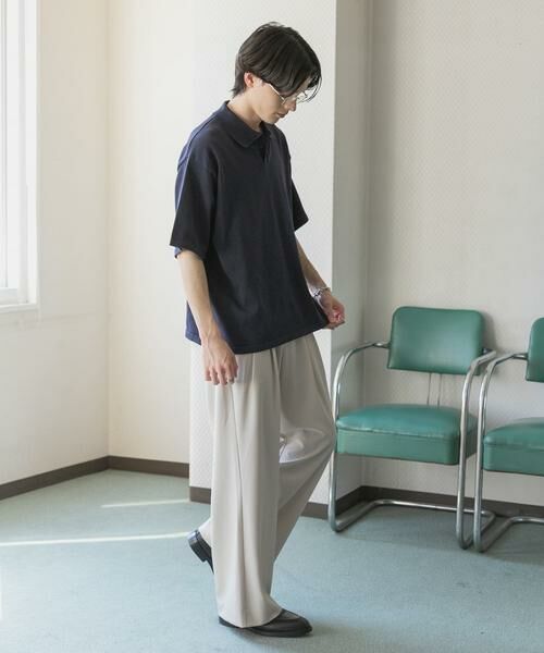 SENSE OF PLACE by URBAN RESEARCH / センスオブプレイス バイ アーバンリサーチ ニット・セーター | 『洗濯可』ドライタッチスキッパーニットTシャツ | 詳細19