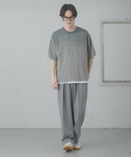 SENSE OF PLACE by URBAN RESEARCH / センスオブプレイス バイ アーバンリサーチ ニット・セーター | 『洗濯可』エクストラルーズスプラッシュニットTシャツ | 詳細7