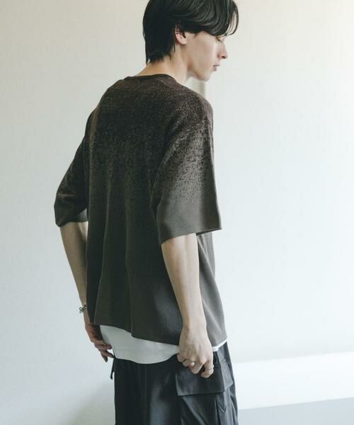 SENSE OF PLACE by URBAN RESEARCH / センスオブプレイス バイ アーバンリサーチ ニット・セーター | 『洗濯可』エクストラルーズスプラッシュニットTシャツ | 詳細18