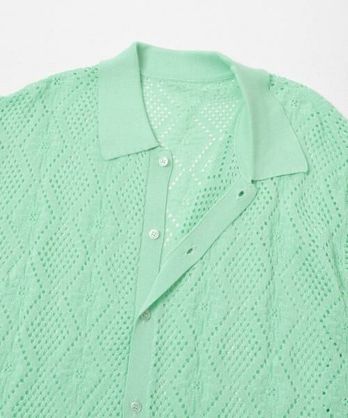 SENSE OF PLACE by URBAN RESEARCH / センスオブプレイス バイ アーバンリサーチ カーディガン・ボレロ | ドライタッチメッシュシャツカーディガン | 詳細11