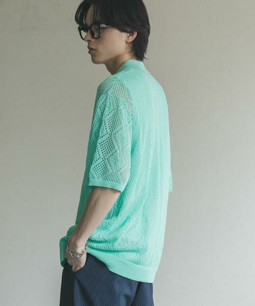 SENSE OF PLACE by URBAN RESEARCH / センスオブプレイス バイ アーバンリサーチ カーディガン・ボレロ | ドライタッチメッシュシャツカーディガン | 詳細7