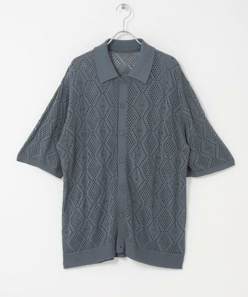 SENSE OF PLACE by URBAN RESEARCH / センスオブプレイス バイ アーバンリサーチ カーディガン・ボレロ | ドライタッチメッシュシャツカーディガン | 詳細29