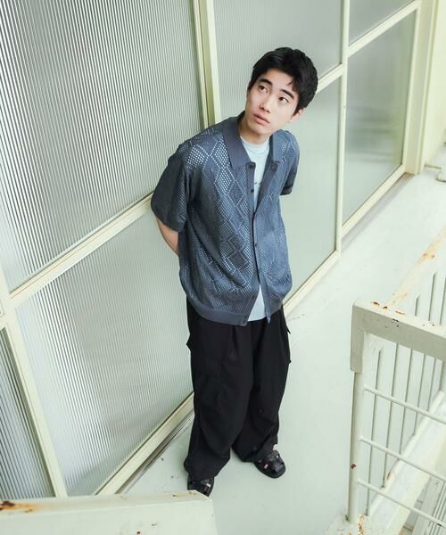 SENSE OF PLACE by URBAN RESEARCH / センスオブプレイス バイ アーバンリサーチ カーディガン・ボレロ | ドライタッチメッシュシャツカーディガン | 詳細20