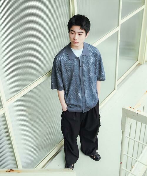 SENSE OF PLACE by URBAN RESEARCH / センスオブプレイス バイ アーバンリサーチ カーディガン・ボレロ | ドライタッチメッシュシャツカーディガン | 詳細21